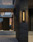Black LED Dimmable Outdoor Hanging Light