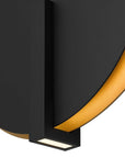 Black LED Dimmable Outdoor Hanging Light
