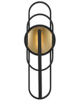Black LED Dimmable Outdoor Hanging Light