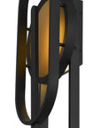 Black LED Dimmable Outdoor Hanging Light