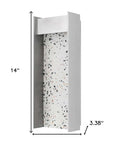 Silver LED Dimmable Outdoor Hanging Light