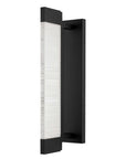 Black Crackled LED Dimmable Outdoor Hanging Light