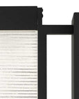 Black Crackled LED Dimmable Outdoor Hanging Light