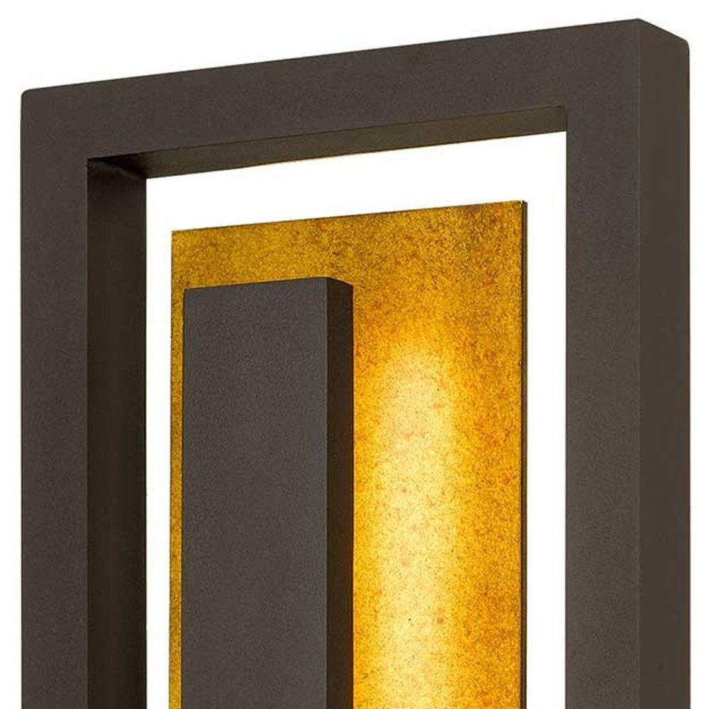 Bronze LED Dimmable Outdoor Hanging Light