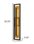 Bronze LED Dimmable Outdoor Hanging Light