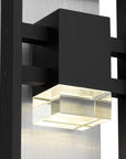 Black LED Dimmable Outdoor Hanging Light