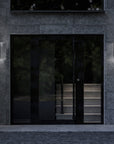 Black LED Dimmable Outdoor Hanging Light