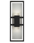 Black LED Dimmable Outdoor Hanging Light