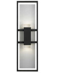 Black LED Dimmable Outdoor Hanging Light