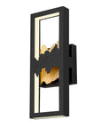 Black LED Dimmable Outdoor Hanging Light
