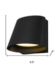 Black LED Dimmable Outdoor Hanging Light