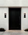 Black LED Dimmable Outdoor Hanging Light