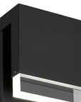 Black LED Dimmable Outdoor Hanging Light