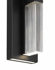 Black LED Dimmable Outdoor Hanging Light