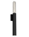 Black Transparent LED Dimmable Outdoor Hanging Light