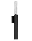 Black Transparent LED Dimmable Outdoor Hanging Light