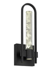 Black Transparent LED Dimmable Outdoor Hanging Light