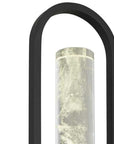 Black Transparent LED Dimmable Outdoor Hanging Light