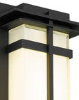 Black Colorful LED Dimmable Outdoor Hanging Light