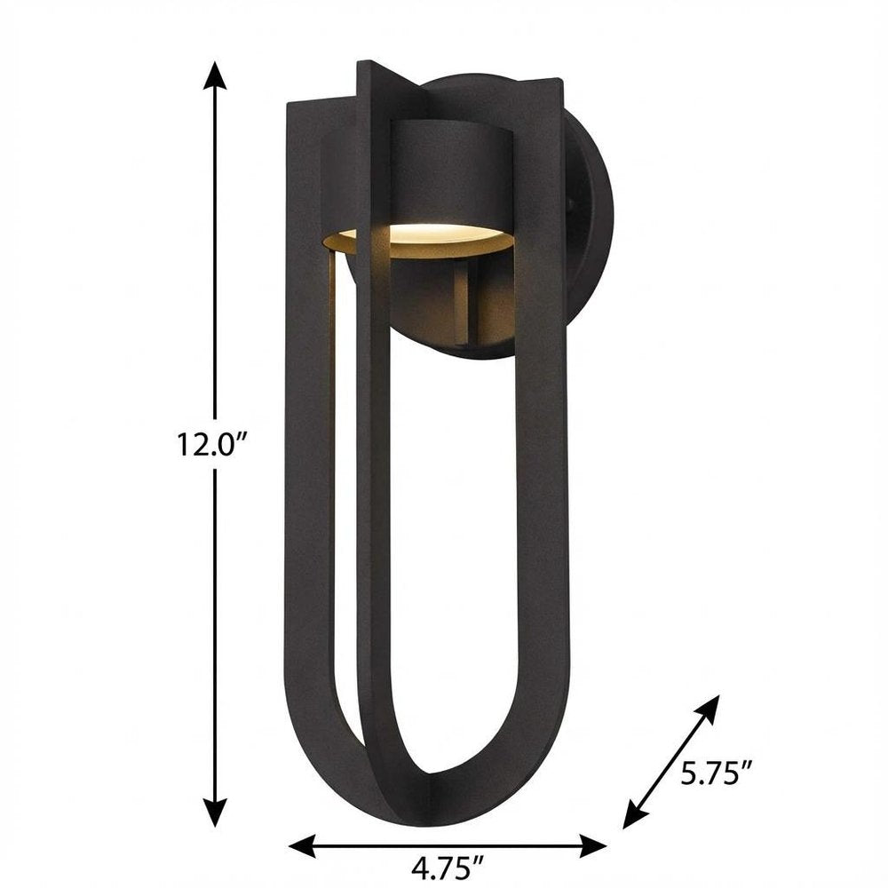Bronze LED Dimmable Outdoor Hanging Light