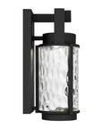 Black Hammered LED Dimmable Outdoor Hanging Light