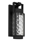 Black Hammered LED Dimmable Outdoor Hanging Light