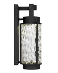Black Hammered LED Dimmable Outdoor Hanging Light