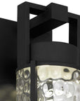 Black Hammered LED Dimmable Outdoor Hanging Light