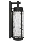 Black Hammered LED Dimmable Outdoor Hanging Light