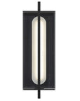 Black LED Dimmable Outdoor Hanging Light