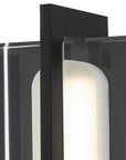Black LED Dimmable Outdoor Hanging Light