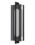 Black LED Dimmable Outdoor Hanging Light