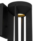 Black LED Dimmable Outdoor Hanging Light