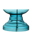 Set of Two 29" Blue Urn Table Lamps With Drum Shades