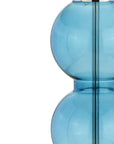 Set of Two 27" Silver Novelty Table Lamps With Drum Shades