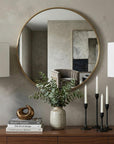 Set of Two 27" Silver Novelty Table Lamps With Drum Shades