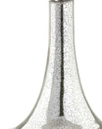 Set of Two 26" Silver Novelty Table Lamps With Drum Shades
