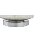 Set of Two 26" Silver Novelty Table Lamps With Drum Shades