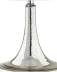 Set of Two 26" Silver Novelty Table Lamps With Drum Shades