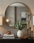 Set of Two 26" Silver Novelty Table Lamps With Drum Shades
