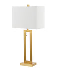 Set of Two 29" Gold Table Lamps With Shades
