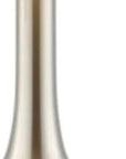 Set of Two 24" Nickel Gourd Table Lamps With Drum Shades