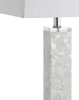 Set of Two 29" Clear Novelty Table Lamps With Shades