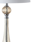 Set of Two 33" Champagne Novelty Table Lamps With Globe Shades