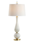 34" Gold Novelty Table Lamp With Globe Shade