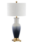 32" Gold Novelty Table Lamp With Drum Shade