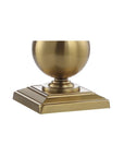 33" Gold Novelty Table Lamp With Drum Shade