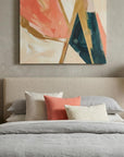 Set of Two 22" Gold Novelty Table Lamps With Drum Shades