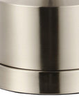 Set of Two 26" Nickel Novelty Table Lamps With Empire Shades