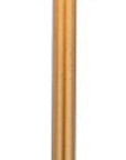 Set of Two 27" White And Brass Table Lamps With Drum Shades